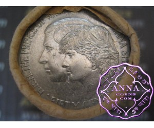 1981 Charles and Diana 50C Mint Roll
